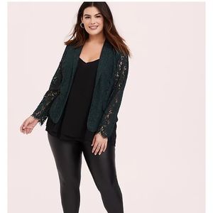 BNWT Green Lace Torrid Blazer